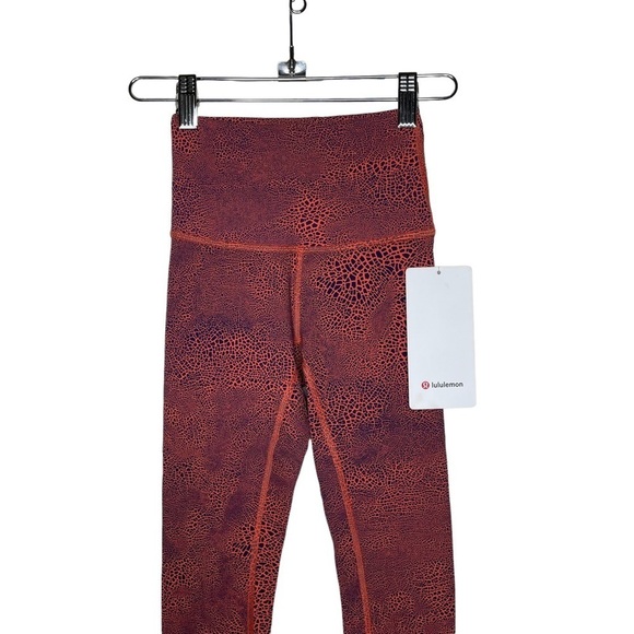 NWT lululemon Wunder Train High-Rise Tight 25” Cracle Glaze Sz0 - Picture 7 of 15